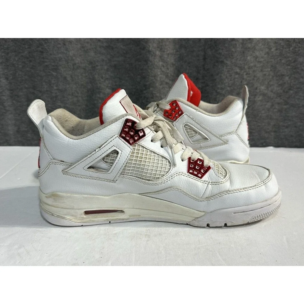 Air Jordan 4 Retro Metallic Men's Size 11 Pre-owned Sneakers